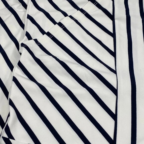 Sympli Women's Hepburn Cropped Pants Navy/White Striped Size 14 – Pull-On - Picture 5 of 6